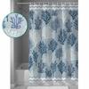 Watercolor Coral Ripple Shower Curtains Waterproof Bath Curtains Home Decor Modern Luxury Bathroom Curtain