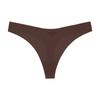 Thin Sexy T-pants Low-rise Sports European and American Seamless Ice Silk Transparent Yoga One-piece Mask Underwear Women