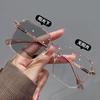Transparent Anti Blue Light Glasses for Women Pochromic Glasses Large Frame Eye Protection Eyewear Chameleon Sunglasses
