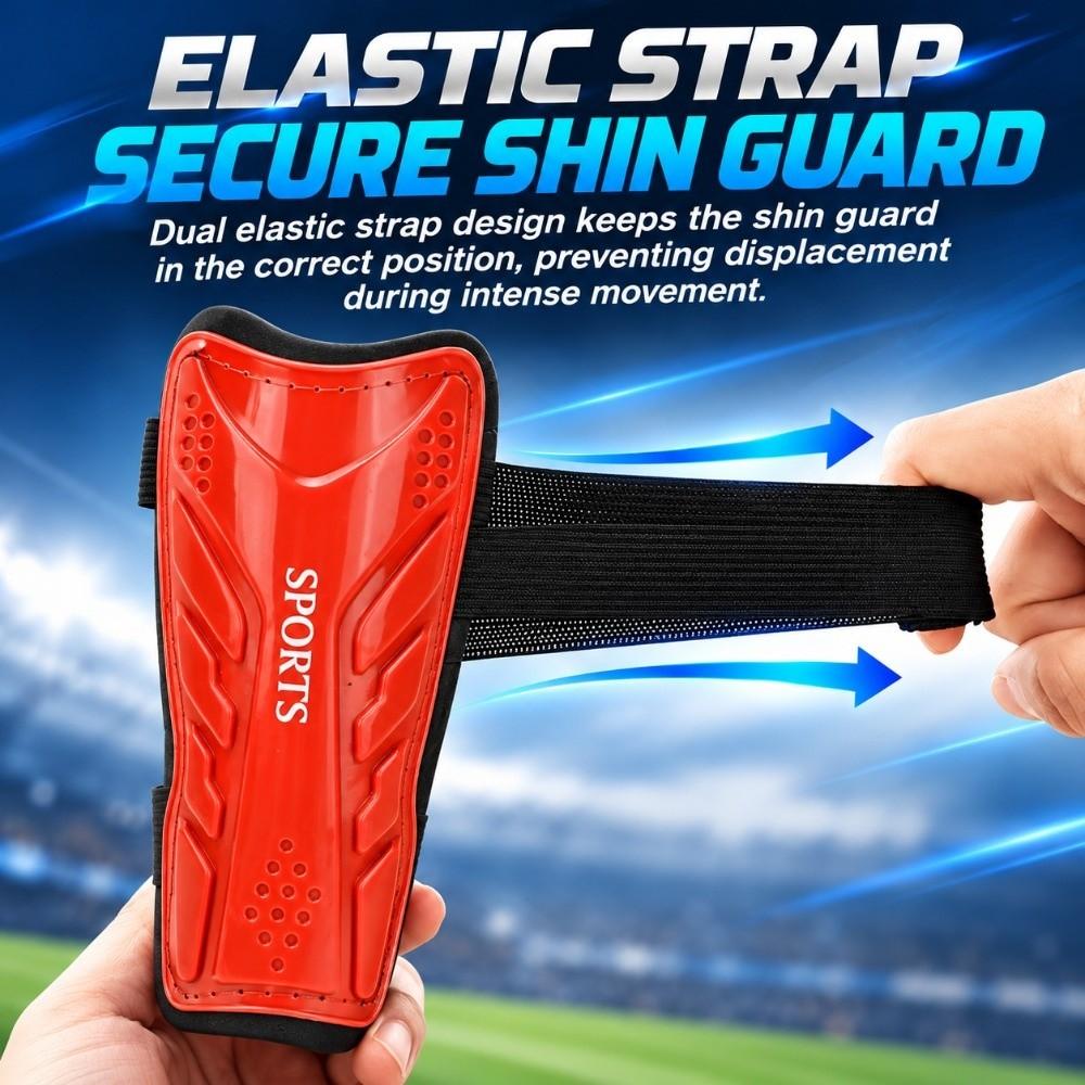 Shockproof Children Football Shin Pads Adjustable Soccer Shin Protector Youth Training