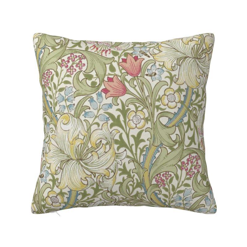 Vintage Floral Pattern By William Morris Cushion Cover Velvet Modern Throw Pillow Home Decoration
