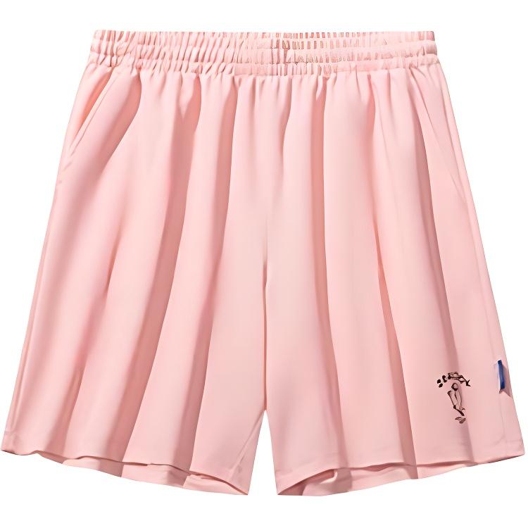 

Anta Seal Look Collaboration Life Series Casual Simple Letter Lace Loose Sports Shorts Women shorts Light-Plum 962528301-6 L