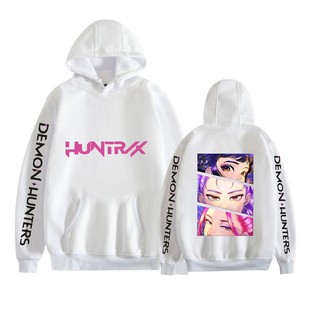 Fashion KPop Demon Hunters Anime Men Women Hoodies Autumn Casual Pullover Hoodie Fashion Sweatshirts Hip Hop Sweatshirt Clothes