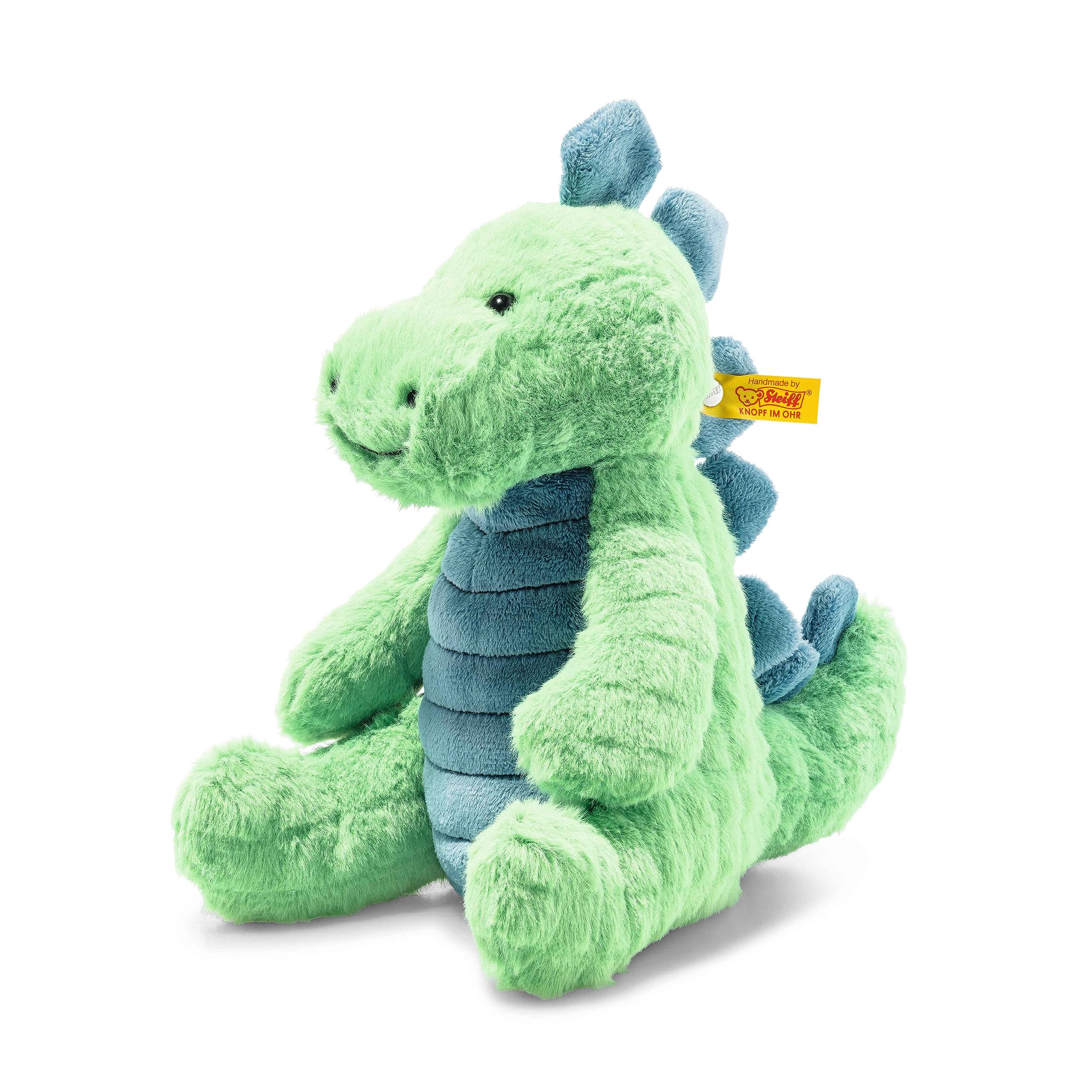 

Steiff Spot the Stegosaurus Plush Steiff Spot the Stegosaurus Dinosaur Toy, 28cm,