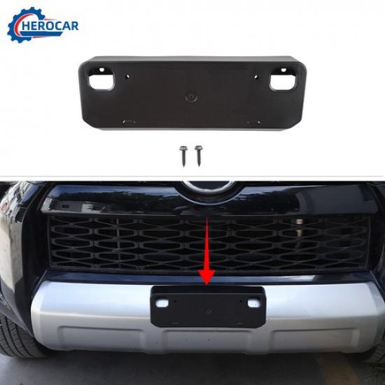 Exterior Front License Plate Mount Bracket Holder for 2010+ 4Runner Accessories