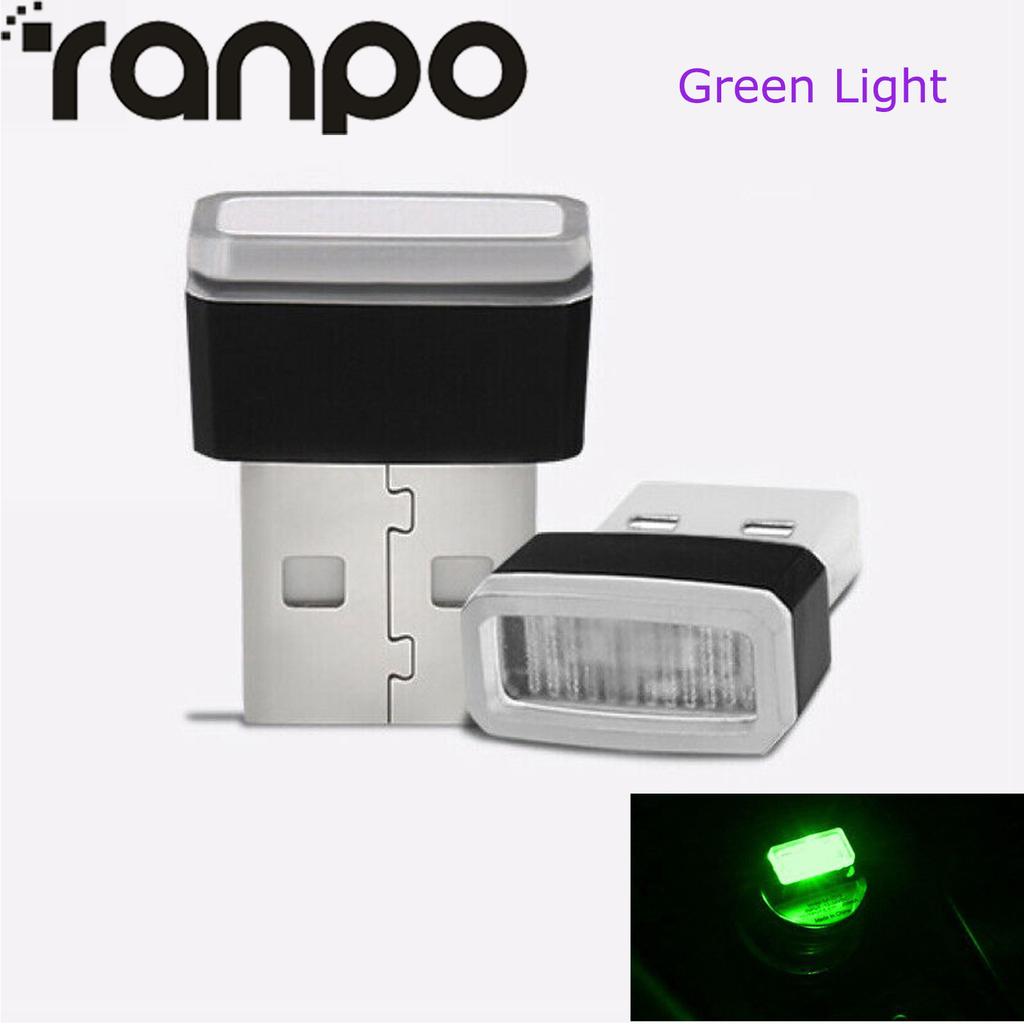 10x mini flexibilní USB LED světelný pásek do interiéru auta neonová atmosférická trubice neonová lampa