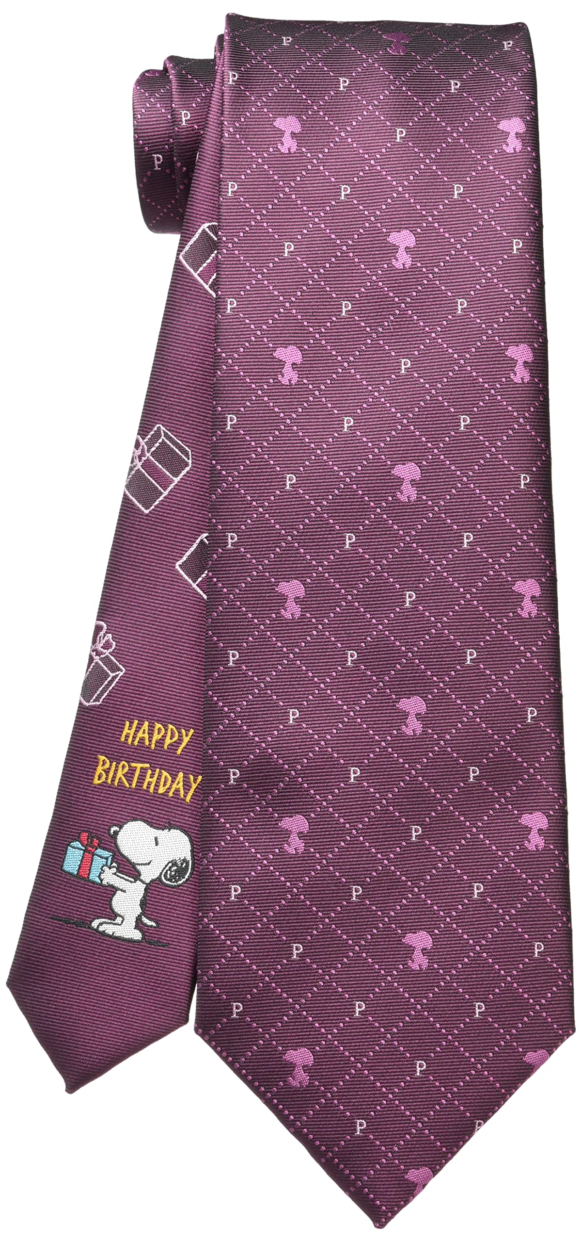 [Peanuts] Snoopy Necktie PND48168 Red SNOOPY Business Brand Necktie Gift