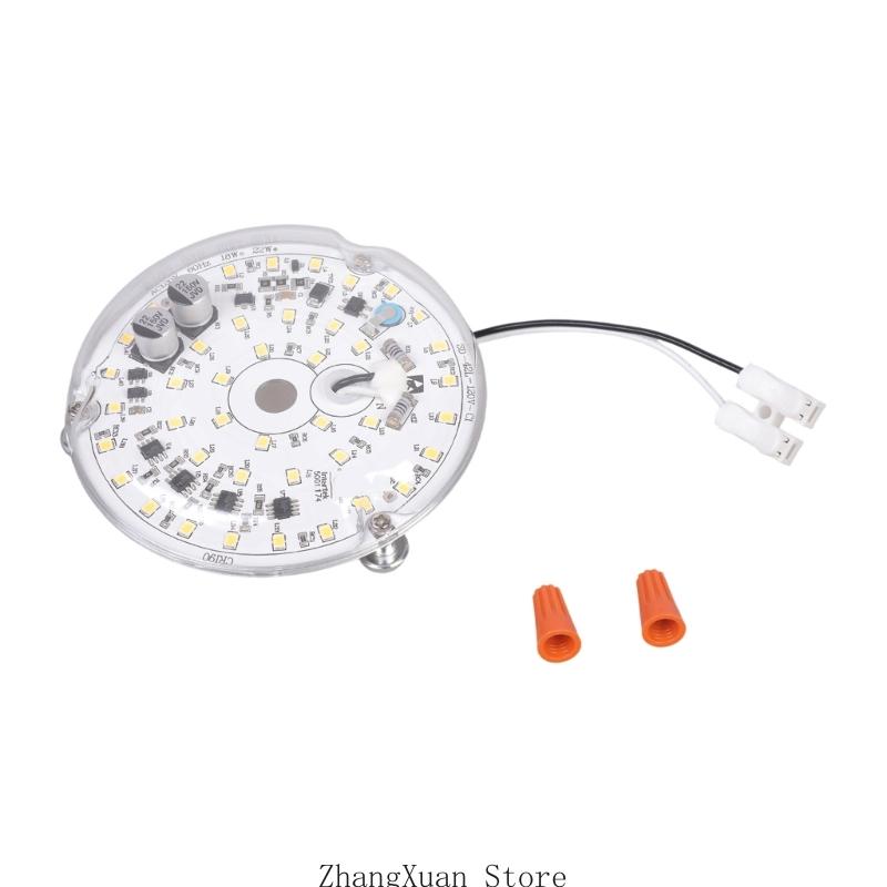 3XUF Dimmable Ceiling Flush Light Replacement Panel LED Module 18W 120V LED Retrofits Kits Circular Lamp Board Enduring