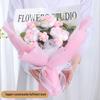Handmade Valentine's Day Yarn Knitted Rose Bouquet for Girlfriend