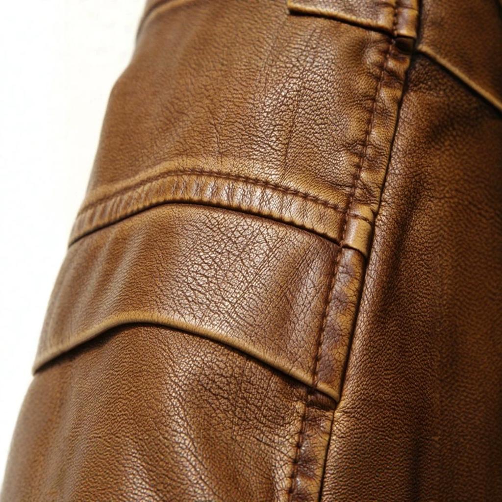 Men's leather jacket autumn and winter middle-aged and elderly PU leather jacket stand-up collar piled thickened locomotive trendy jacket