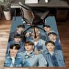 Custom Kpop Team Mat Personalized Name, Polyester Washable Indoor Entryway Rug, Gift for Christmas, Easter, Thanksgiving Day
