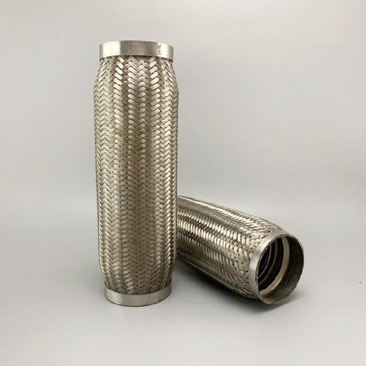 Steel Exhaust Flexible Pipe Double Braid Heavy Duty Exhaust Flexible Pipe Automotive Exhaust Part Long Lasting Exhaust Pipe