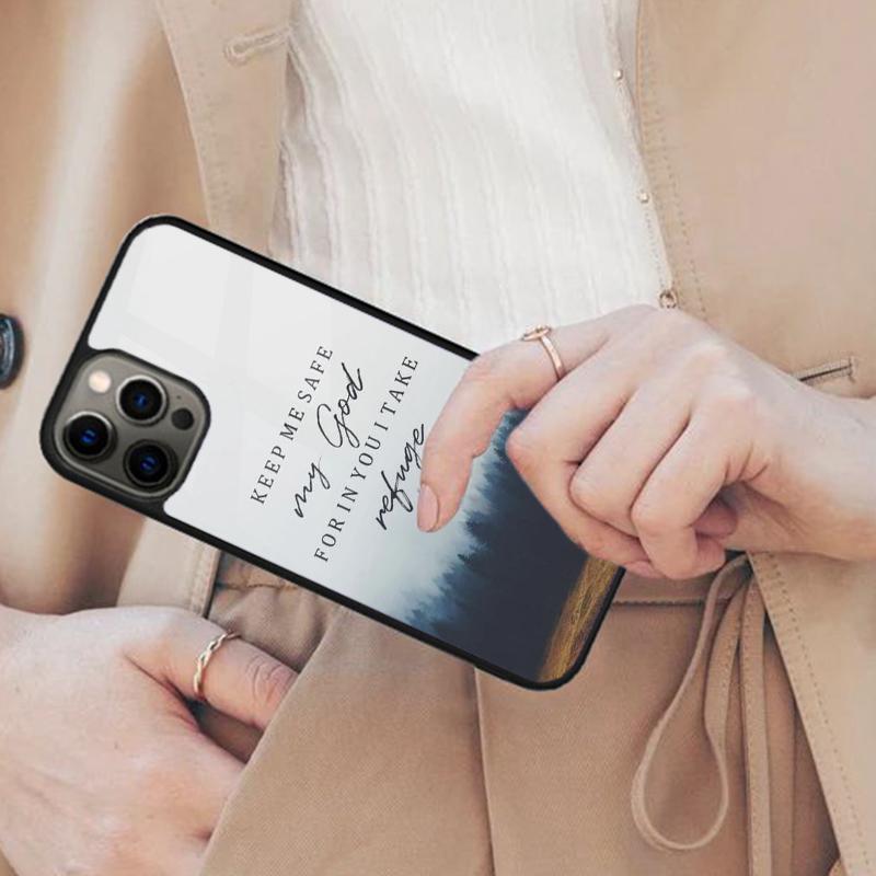 Psalm Quotes God Bible Jesus Christ Christian Magnetic Phone Case For APPLE iPhone 17 Air 16 14 13 12 Pro Max 15 Plus MagSafe