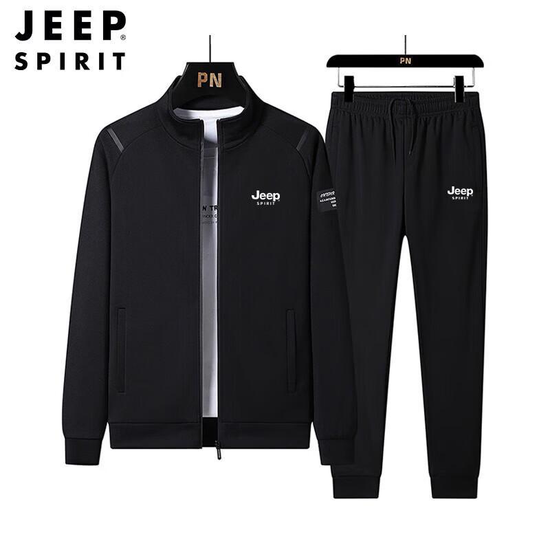 

JEEP SPIRIT Men s Printed Casual Spring Autumn Tracksuit L