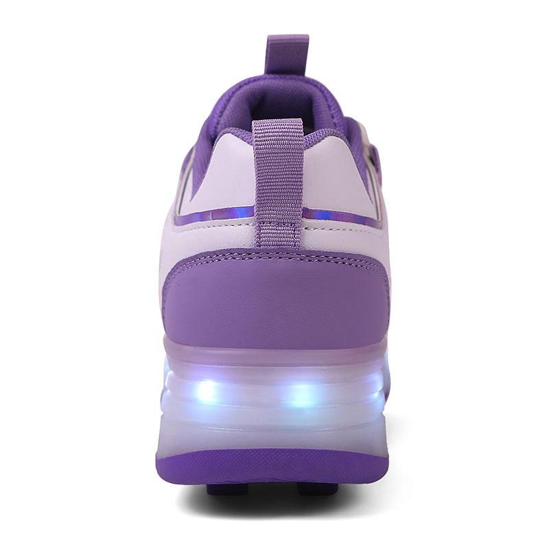 Kid's Luminous Sneakers Running Shoes Children's Glowing Sneakers with Charging Boy Luminous Sneakers