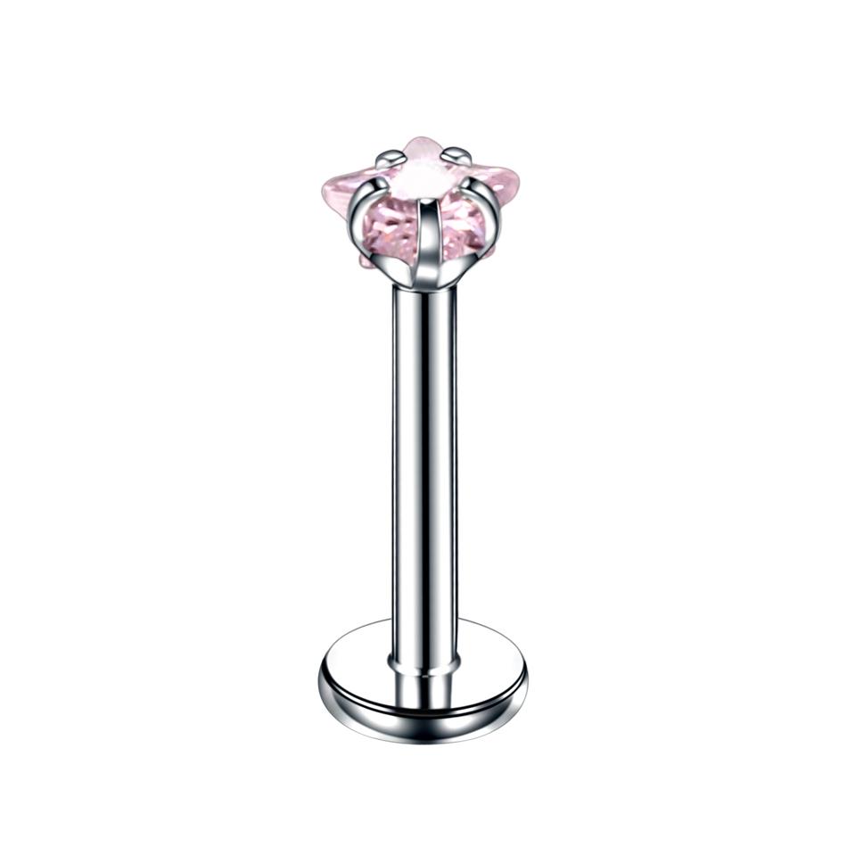 

1Pc Stainless Steel Labret Lip Bar Rings Ear Stud Piercings Labret Piercing Monore Ring Barbell Piercing Body Jewelry 16G 1.2x6x3mm