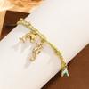 1 Piece Stylish Ocean Jewelry 14K Gold Plated 304 Stainless Steel Multilayer Layered Bracelet For Women Gift 16cm(6.3") Long