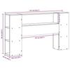 VidaXL Tête de lit avec rangement blanc 135 cm bois massif de pin, tête de lit en bois, tête de lit avec rangement, tête de 855634