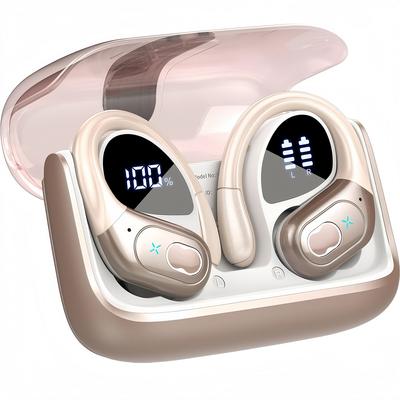 Bluetooth 5.4 Earbuds 75Hrs with Charging Case,IPX7 Waterproof Sport Earphones with Mic,Wireless Noise Cancelling Headphones