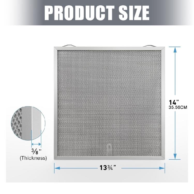 High Quality Metal Range Hood Grease Screen 2 Pieces Set For S97017415 QDE30BL QDE30SS
