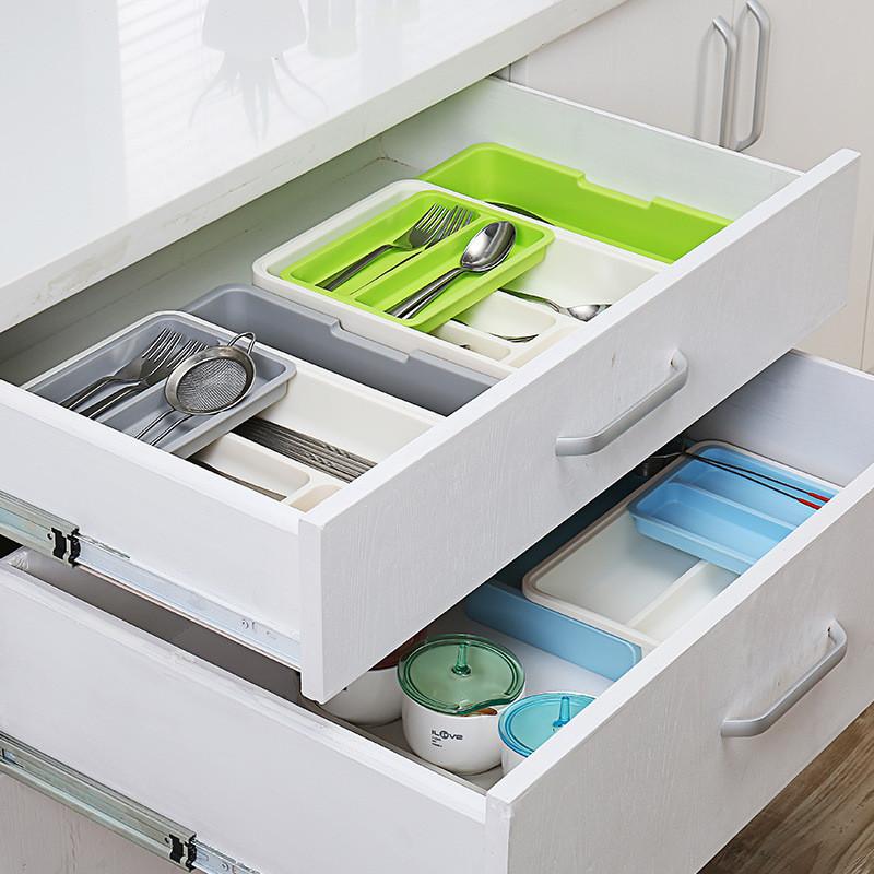 Plastic Drawer Storage Box With Dividers For Bedroom And Kitchen Organization