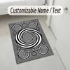 Hummingbirds Tropical Theme Soft Crystal Velvet Rug Custom Name & Text Print Non Slip Floor Rug for Bedroom Living Room