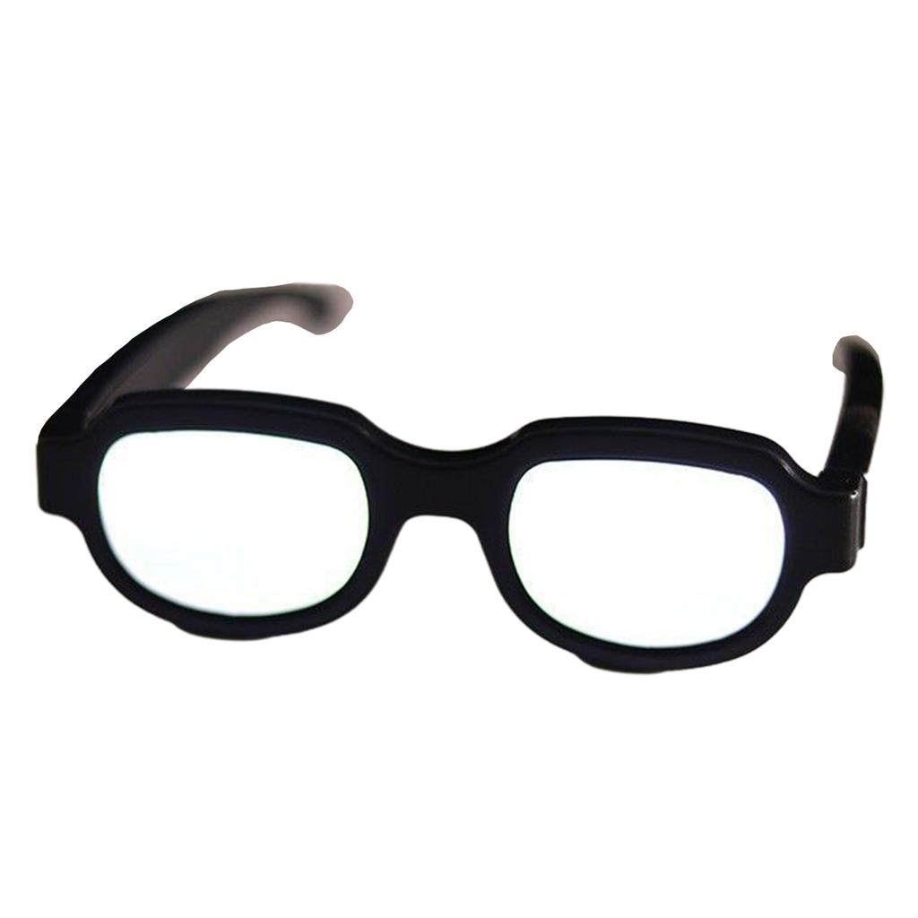 Anime Enthusiasts LED Glasses Carnival Christmas Glasses Photo Props Glowing Light up Eyewear Teens Adult Christmas Gift