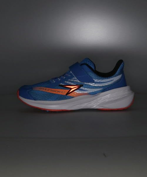 Shunsoku Boys Kids Shoes Athletic Shoes School Shoes Wing Slider WING SLIDER Speed Model Hayabusa Kids Sneakers Sports Day Strap Blue [Shunsoku]