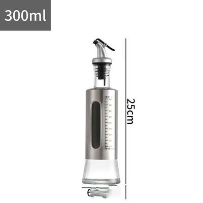Ruhan Kitchen Stainless Steel Glass Oil & Vinegar Dispenser