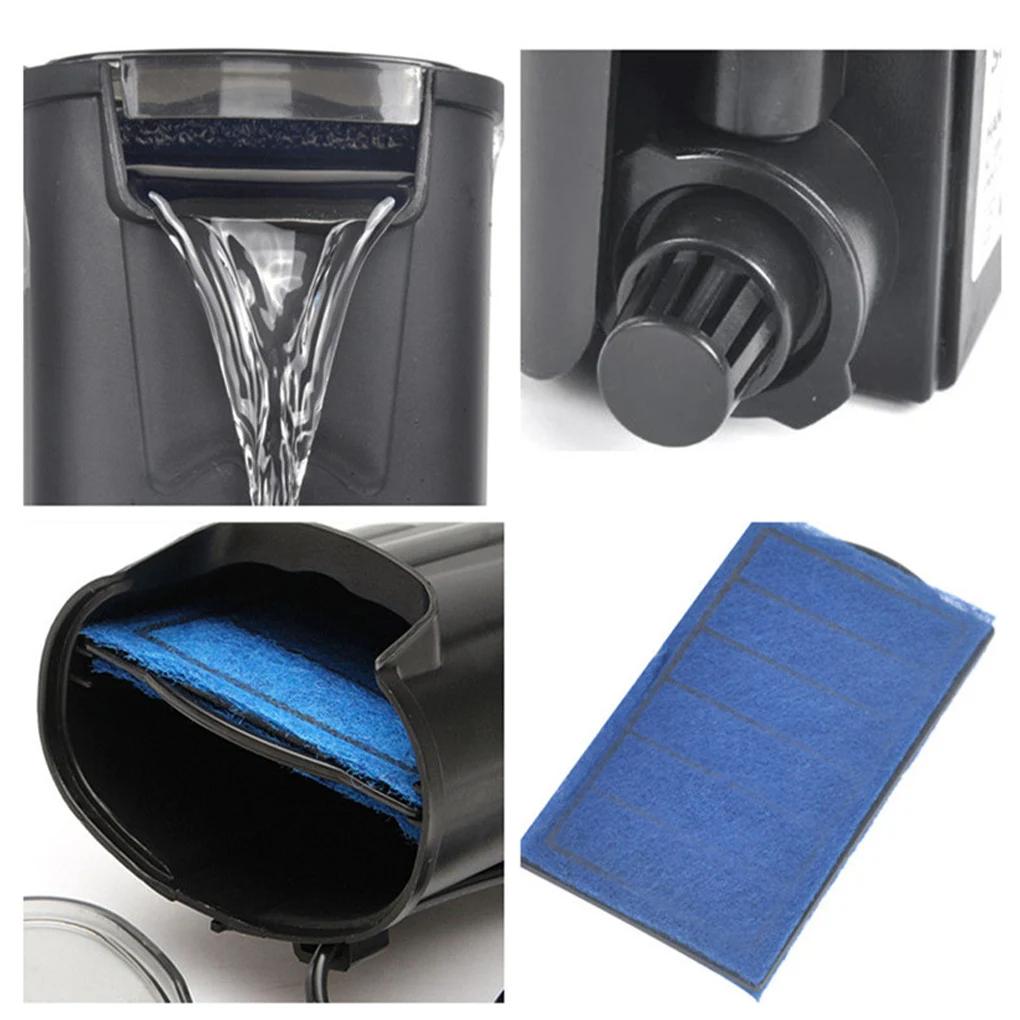 Aquariumfilter 5W Niedriger Wasserstand Reptilienfilter Hängender Wasserfall Kunststoff Reinigung Wasserpumpe Wasserzirkulation Schildkröte