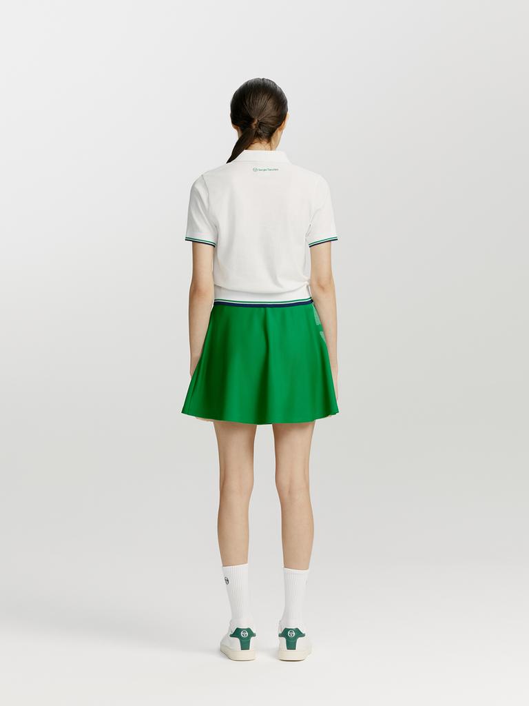 SERGIO TACCHINI W Preppy Short Sleeve Polo Sweater