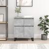 Vidaxl Chest of Drawers, Concrete Grey, 60X35X70 Cm, Wood-Based Material