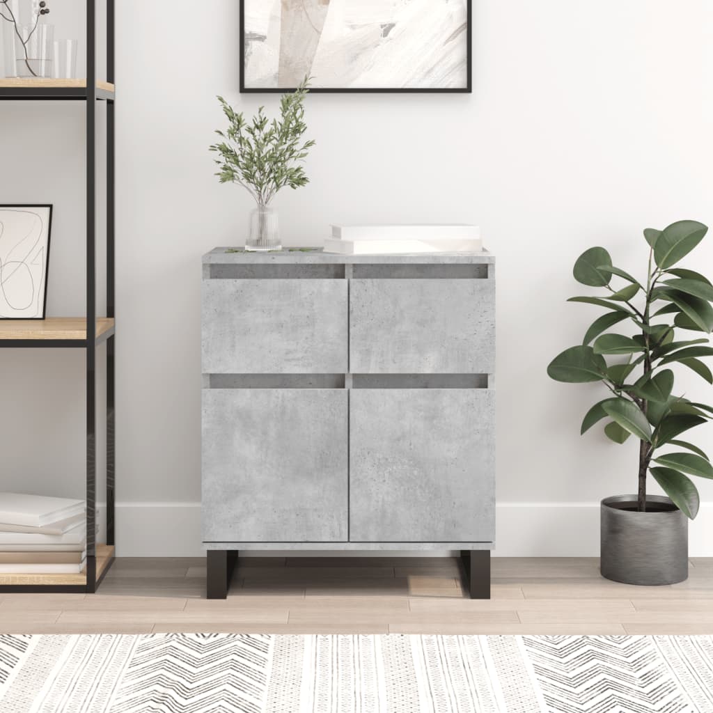 Sideboard Concrete Grey 60 x 35 x 70 cm Particleboard