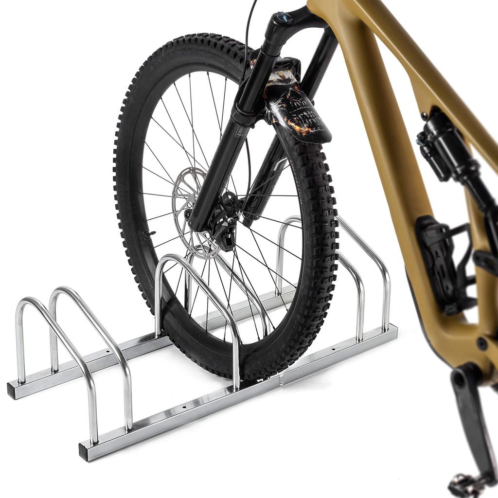 KADAX Steel Silver Bicycle Stand