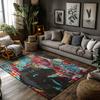 Abstract Area Rug Modern Non-Slip Floor Mat Living Room Bedroom Home Decor Artistic Carpet Washable Home Accent Rug Contemporary