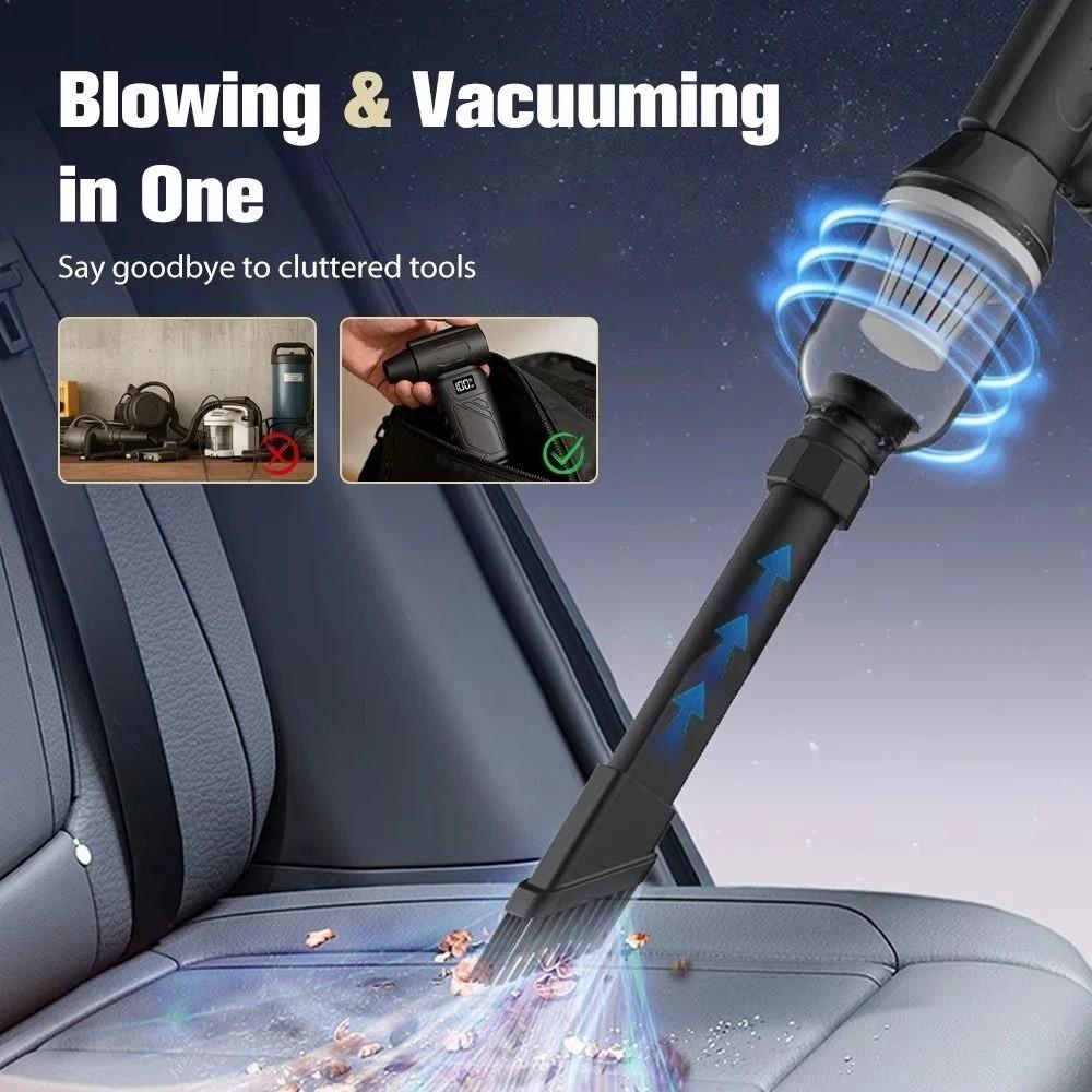 Brushless Motor Mini Compressed Air Duster 5-Speed Adjustable Electric Blower Portable Use