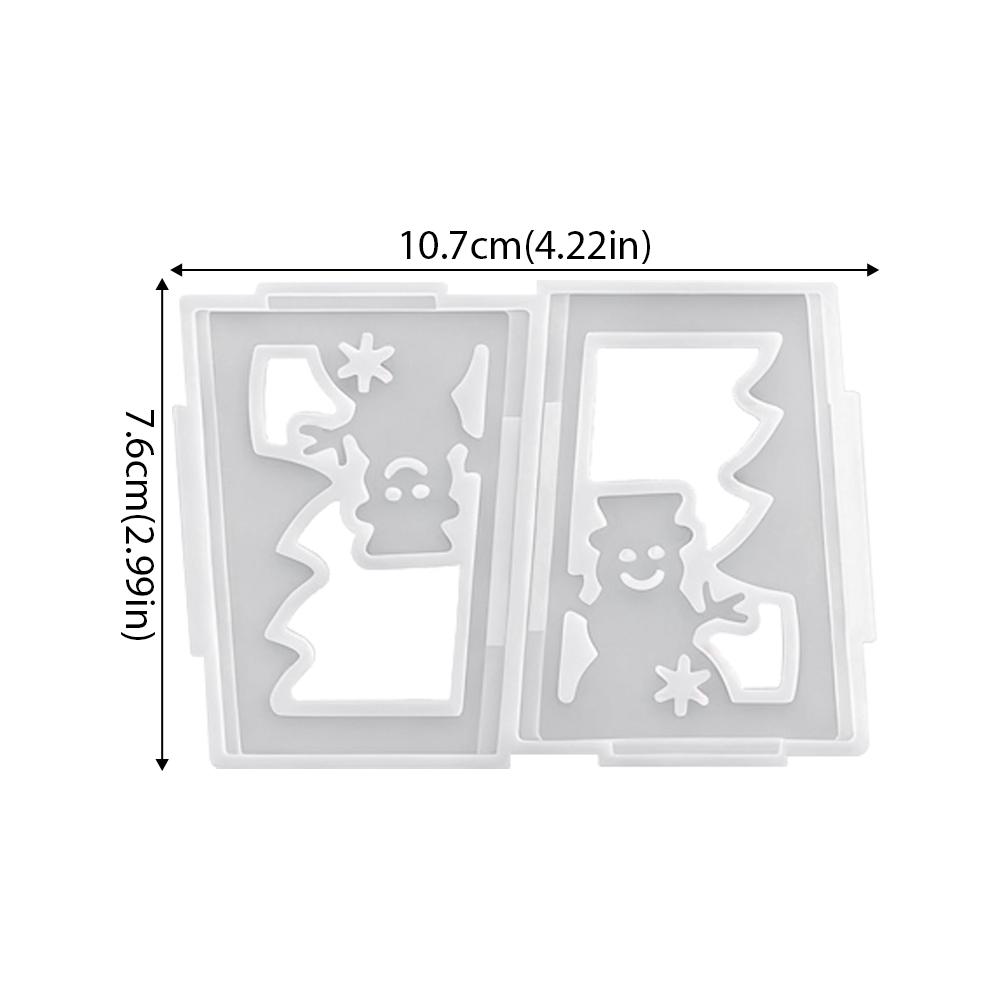 3D Dům Silikonová Forma DIY Vánoční Svíčka Dům Ozdoba Dekor Sádra Epoxidová Pryskyřice Forma na Svíčku Sada pro Výrobu Řemesel