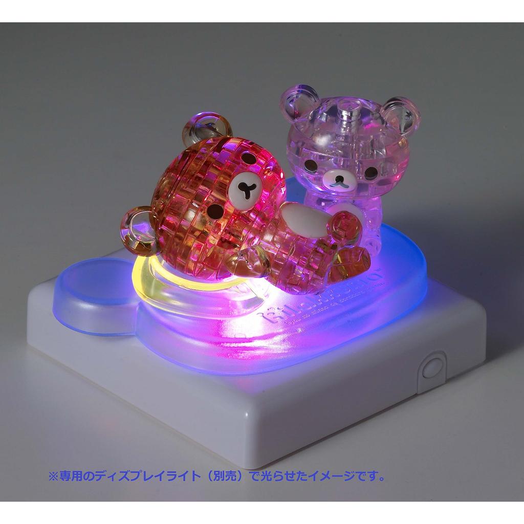 39-elementowa kryształowa układanka Rilakkuma & Korilakkuma | Urocze trójwymiarowe puzzle dla kolekcjonerów