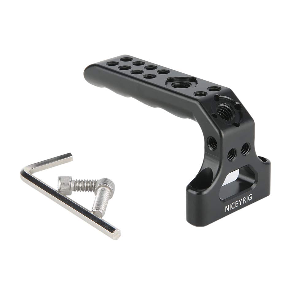 

NICEYRIG Camera Handle, Top Handle, Cheese Handle, Universal Camera Handle for RED DSMC2, Photography Handle Grip -383