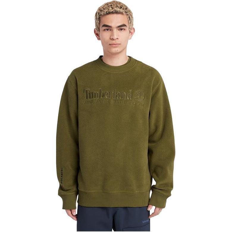 Timberland Embroidered Brand Sweater 'Olive Green' Men's A2NTZ-302