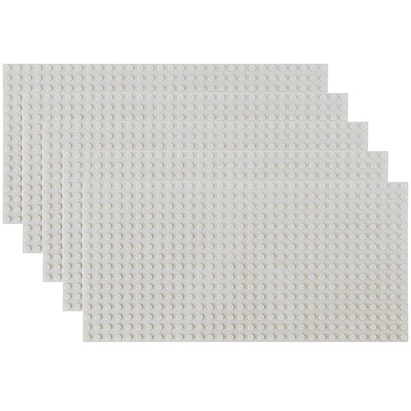 5 stuks / 10 stuks 16x32 Basisplaat Fitting Inclusief Gangbare Merken Speel GOEDEREN VOOR DE CREATIVITEIT VAN KINDEREN Basis Toevoegingen Premium Kwaliteit 5PCs 16x 32 wit