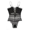 Sexy Lingerie Pure Desire Flirting One-piece Open Uniform Tight Sexy Lace Large Size Small Chest Temptation