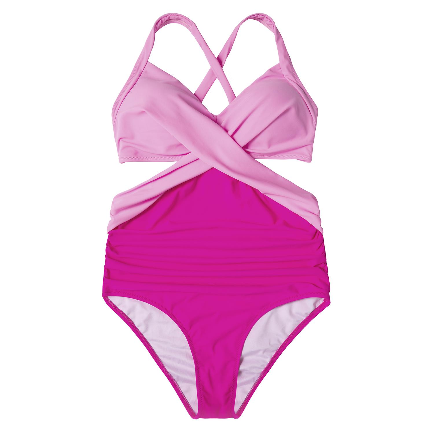 

Цельный купальник женский 2025 купальный костюм пуш-ап купальный костюм халтер пляжная одежда монокини размер XL цельный купальник женский XL