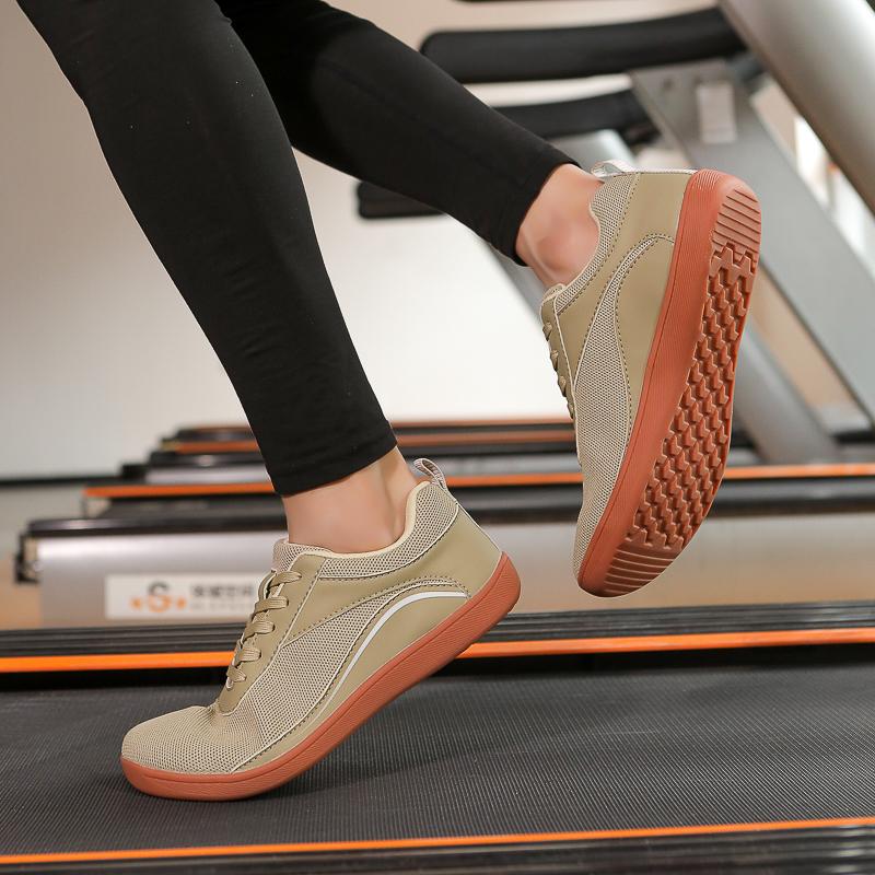 Couples Sports Shoes Women Casual Breathable Lace Up Platform Sneakers Mens Running Gym Shoes Comfortable