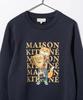 Maison Fox Champion Regular LW00310KM0001 Kitsuné Women's Sweatshirt, Navy, [Used]