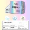 MIO Condoms Ultra Thin Lubricanting Natural Latex Smooth Cock Penis Sleeves Condoms