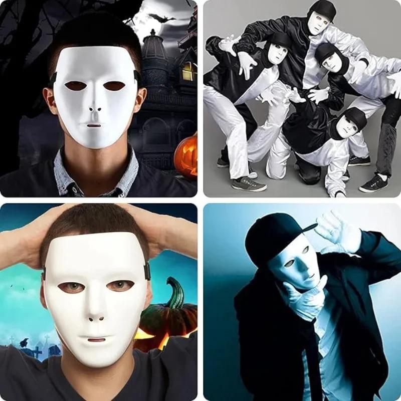 1-20PCS Halloween Cosplay Masquerade Mask Full Face Hand Painted Design for Kids and Adults Party Decoration Costume Accessories