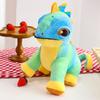 Giocattolo Dinosauro Peluche Con Cambio Colore Blu Animale Morbido Ripieno Per Stanza dei Giochi dei Bambini Decorazione