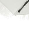 White Sun Umbrella with Steel Pole 223 x 223 x 213 cm