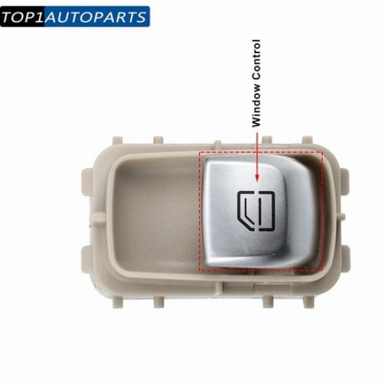 Beige Front Right Power Window Switch For Mercedes-Benz C300 2015- New